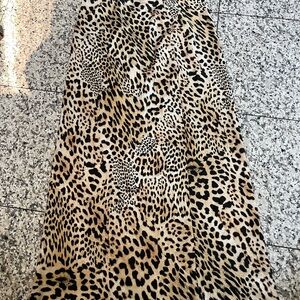 Leopard Print Maxi Skirt